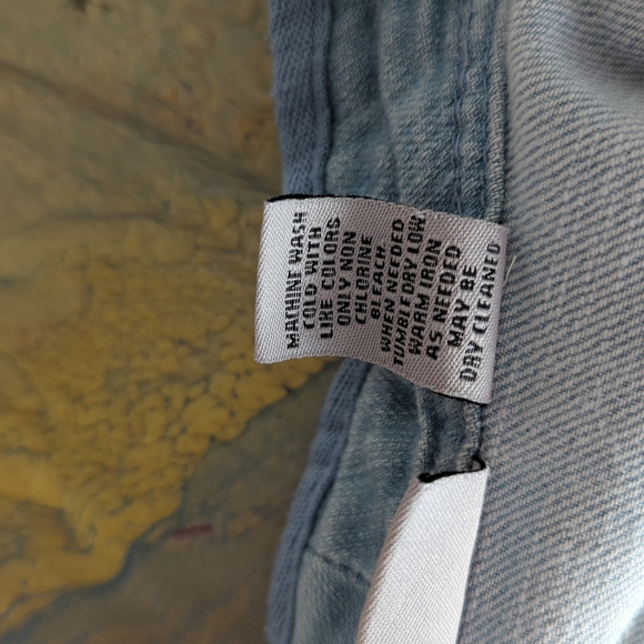 CHICO'S PLATINUM Denim Vest Size 2 - Picture 12 of 12